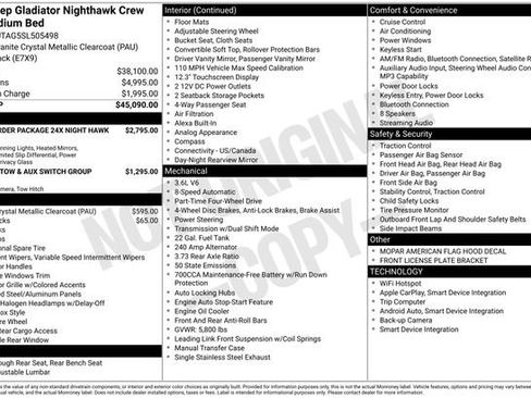 Used 2025 Jeep Gladiator Sport image 5