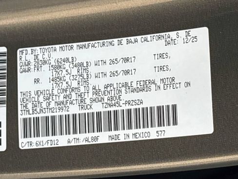 Certified 2026 Toyota Tacoma TRD Off-Road AWD/4WD image 34