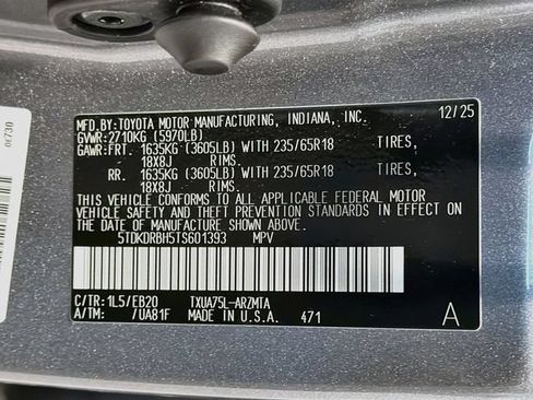Certified 2026 Toyota Highlander XLE AWD/4WD image 25