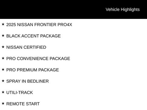 Certified 2025 Nissan Frontier PRO-4X w/ Pro Premium Package AWD/4WD image 6