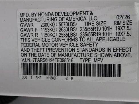 New 2026 Honda CR-V Sport Touring image 22
