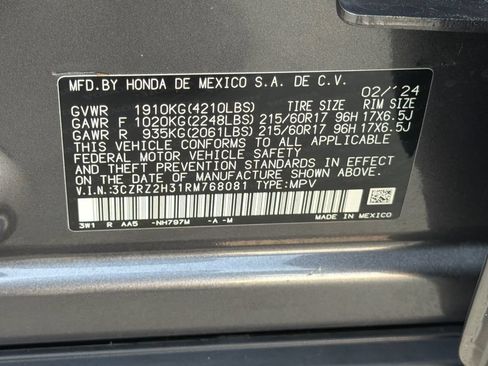Used 2024 Honda HR-V LX image 32