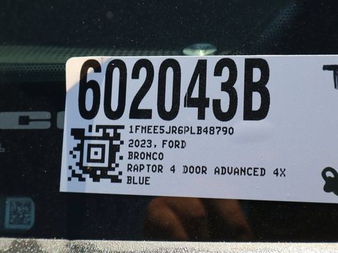 Used 2023 Ford Bronco Raptor AWD/4WD image 43