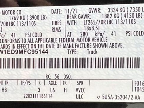 Used 2021 Ford F150 Lariat w/ Equipment Group 502A High AWD/4WD image 57