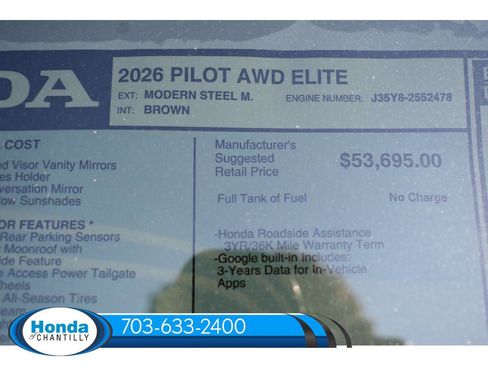 New 2026 Honda Pilot Elite image 40