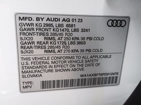 Used 2023 Audi Q7 3.0T Premium w/ Convenience Package AWD/4WD image 15