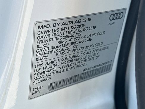 Used 2020 Audi Q8 Premium Plus w/ Premium Plus Package AWD/4WD image 36