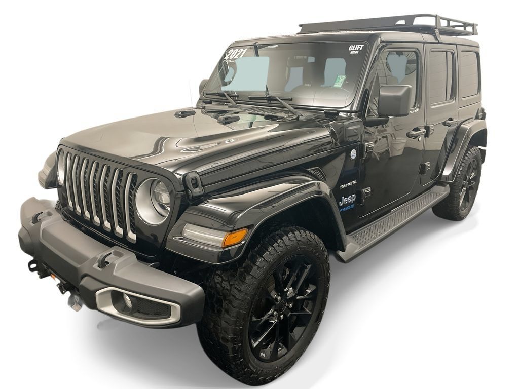 Used 2021 Jeep Wrangler Unlimited Sahara w/ Cold Weather Group AWD/4WD image 32