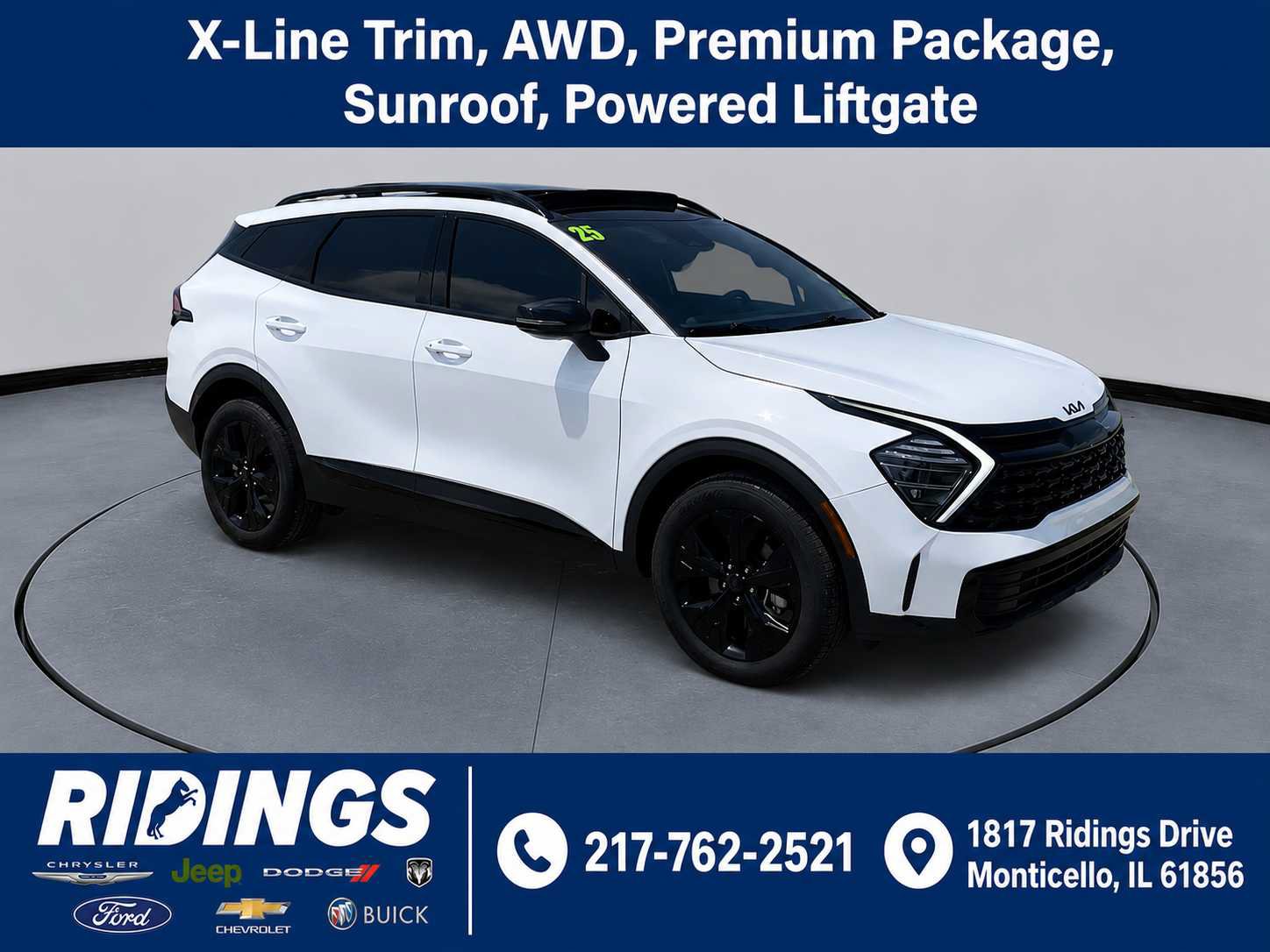 Used 2025 Kia Sportage X-Line w/ Premium Package AWD/4WD image 1