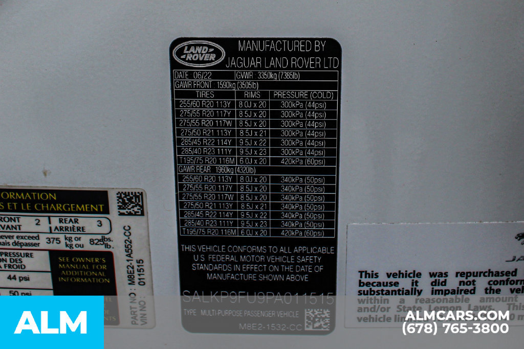 Used 2023 Land Rover Range Rover SE AWD/4WD image 39