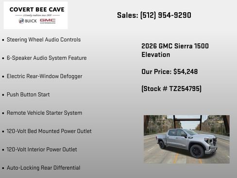 New 2026 GMC Sierra 1500 Elevation AWD/4WD image 30