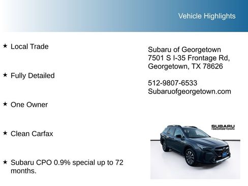 Certified 2025 Subaru Outback Limited image 11
