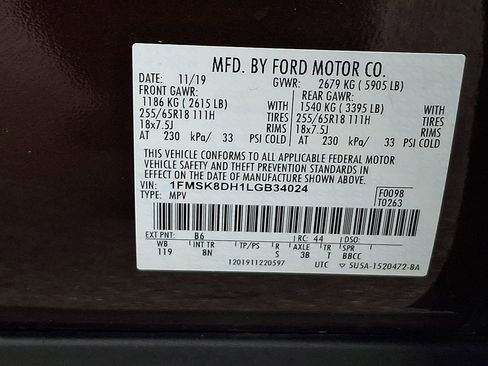 Used 2020 Ford Explorer XLT w/ Comfort Package AWD/4WD image 28