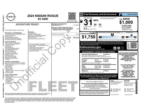 Used 2024 Nissan Rogue SV AWD/4WD image 30