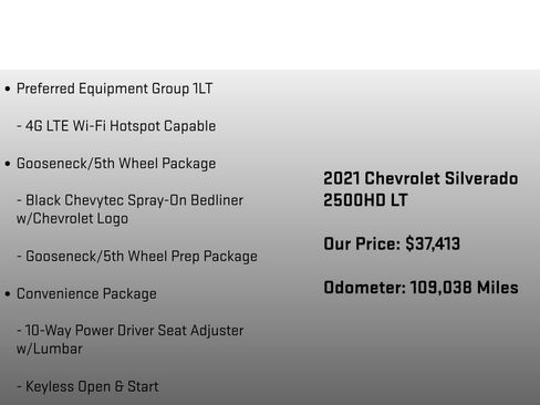 Used 2021 Chevrolet Silverado 2500 LT w/ All Star Edition AWD/4WD image 25