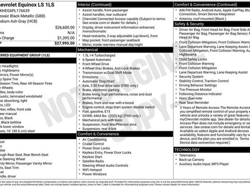 Certified 2023 Chevrolet Equinox LS image 2
