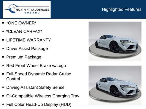 Used 2023 Toyota Supra Premium w/ Driver Assist Package RWD image 7