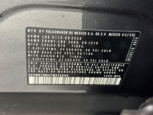 New 2026 Volkswagen Tiguan SE AWD/4WD image 27