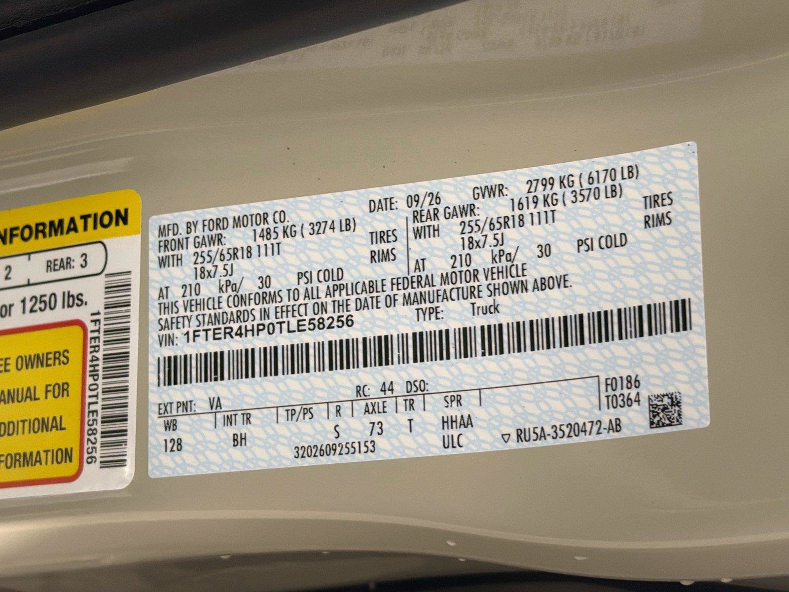 New 2026 Ford Ranger XLT AWD/4WD image 42