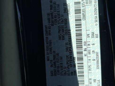 Used 2018 Ford F150 Lariat w/ Equipment Group 501A Mid image 24