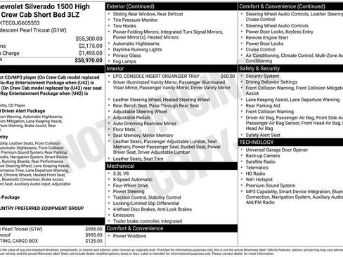 Used 2018 Chevrolet Silverado 1500 High Country image 2