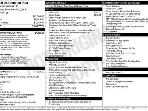 Used 2021 Audi Q5 2.0T Premium Plus w/ Premium Plus Package image 40