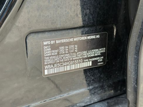 Used 2017 BMW 540i RWD image 25