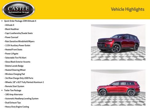 New 2025 Jeep Grand Cherokee L Altitude image 4