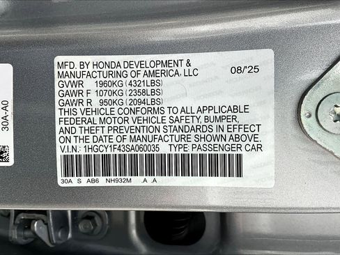 Used 2025 Honda Accord SE image 32
