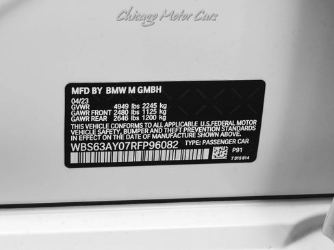 Used 2024 BMW M3 CS w/ M Driver's Package AWD/4WD image 64