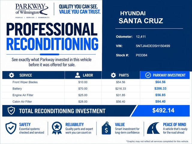 Certified 2025 Hyundai Santa Cruz SE FWD image 3
