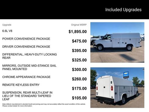 New 2025 Chevrolet Express 3500 w/ Power Convenience Package image 5