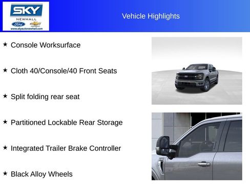 New 2024 Ford F150 XLT w/ Equipment Group 303A High image 28