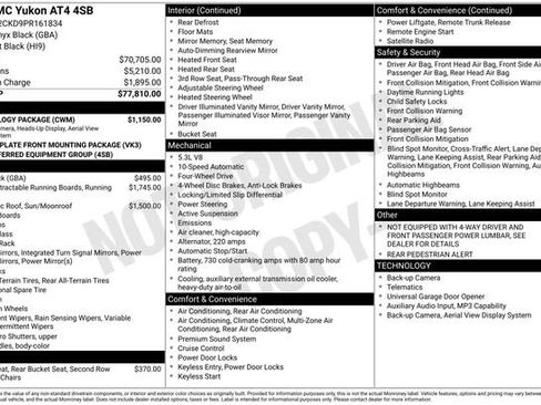 Used 2023 GMC Yukon AT4 w/ Technology Package AWD/4WD image 27