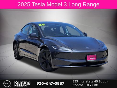Used 2025 Tesla Model 3 Long Range RWD image 1