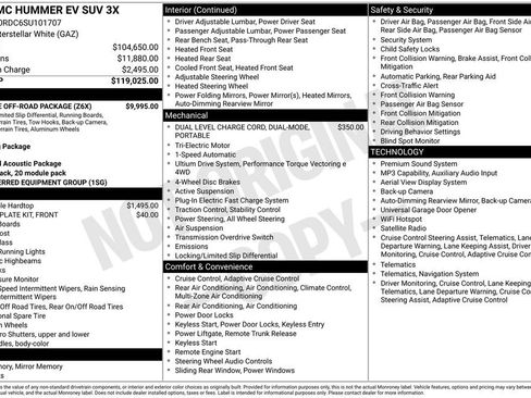 Used 2025 GMC Hummer EV 3X w/ Extreme Off-Road Package AWD/4WD image 5