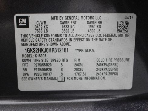 Used 2017 GMC Yukon XL Denali w/ Open Road Package image 46