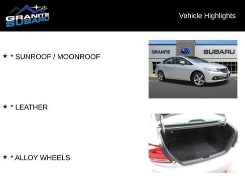 Used 2015 Honda Civic EX-L image 2