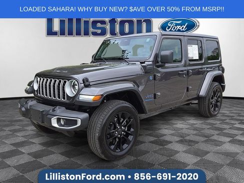 Used 2025 Jeep Wrangler Unlimited Sahara w/ Safety Group AWD/4WD image 1