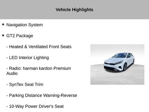 Certified 2023 Kia Forte GT w/ GT2 Package FWD image 19