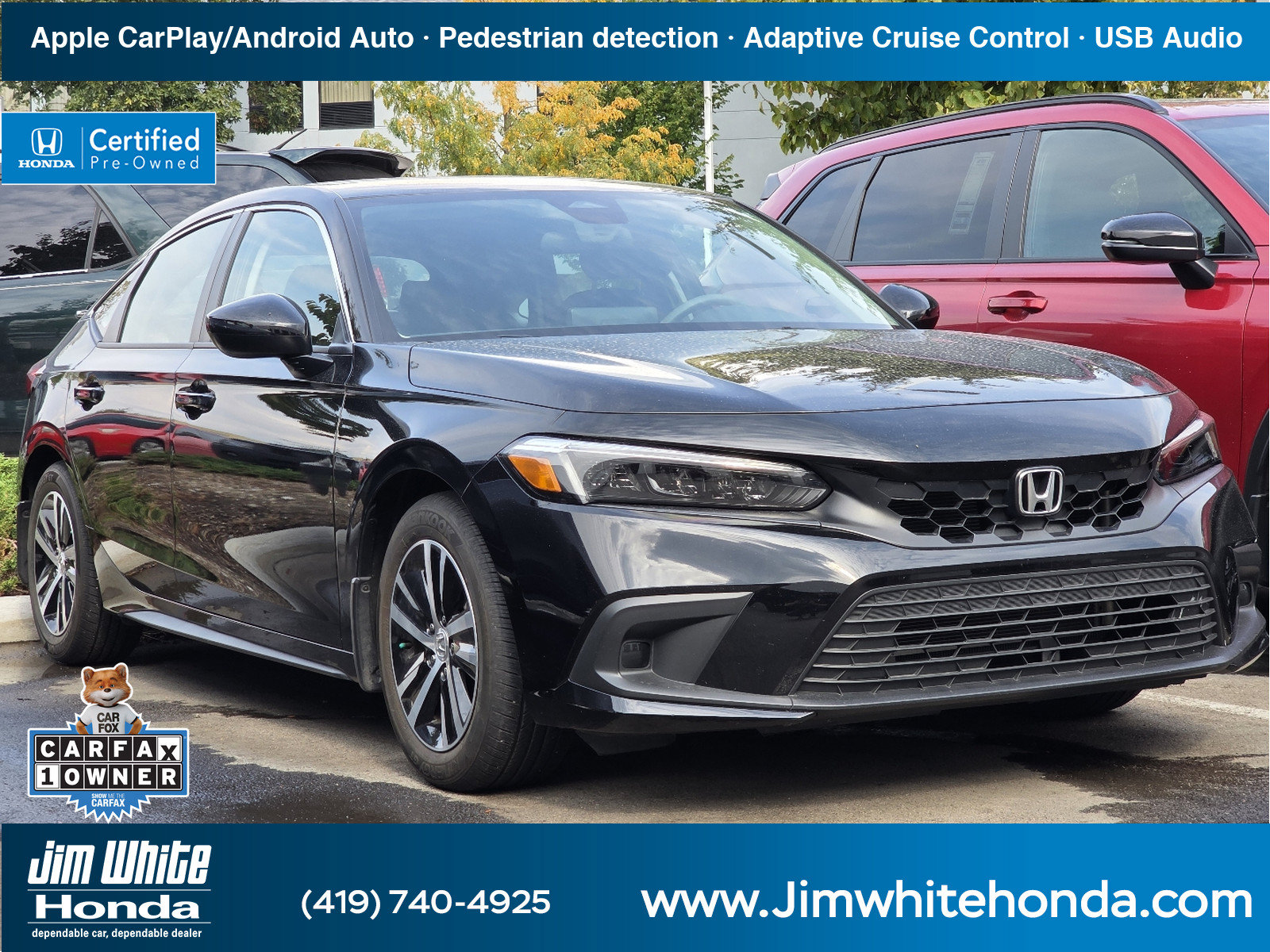 Certified 2024 Honda Civic LX image 1