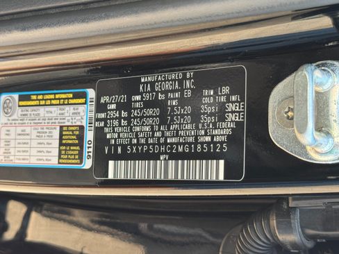 Used 2021 Kia Telluride SX w/ Nightfall Edition Package AWD/4WD image 46