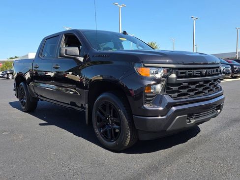 Certified 2023 Chevrolet Silverado 1500 Custom w/ LPO, Dark Essentials Package AWD/4WD image 1