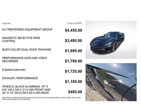 Used 2016 Chevrolet Corvette Stingray Coupe w/ 2LT Preferred Equipment Group image 3