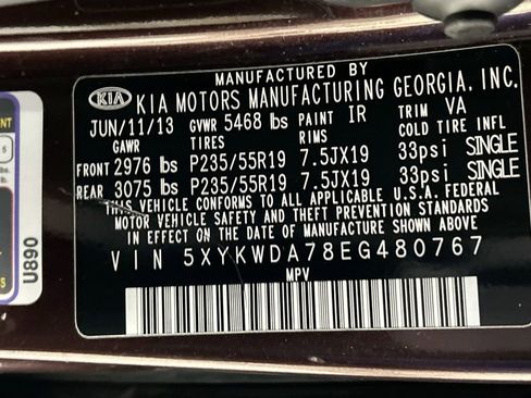 Used 2014 Kia Sorento SX w/ 3rd Row Package image 35