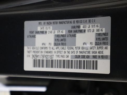Used 2015 MAZDA MAZDA3 i Touring FWD image 37