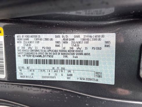 Used 2021 Ford Ranger XLT w/ Equipment Group 301A Mid image 19