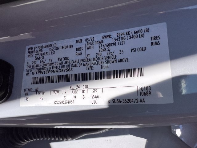 Used 2022 Ford F150 Lariat AWD/4WD image 39