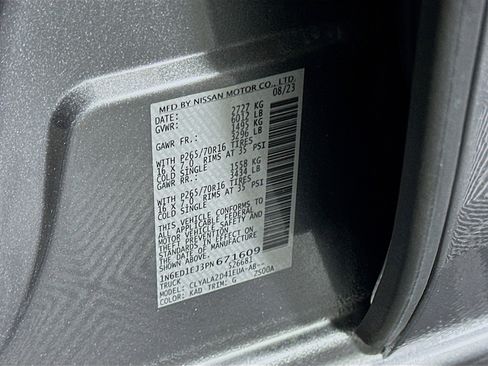 Used 2023 Nissan Frontier S w/ Technology Package RWD image 12