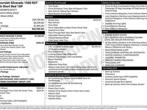 Used 2023 Chevrolet Silverado 1500 RST w/ Convenience Package II AWD/4WD image 7